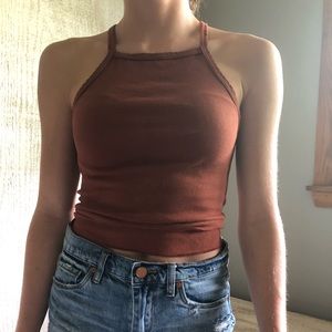 Burnt orange tank- UO